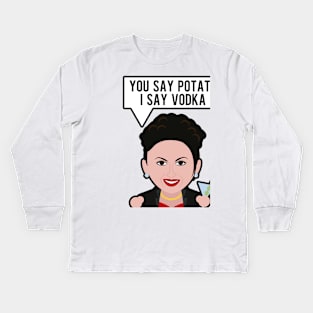 Karen Walker - Vodka Kids Long Sleeve T-Shirt